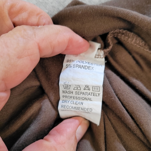 (4084) No source tag, Women's Top, Brown, L, (4084) - Picture 6 of 9